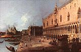 Reception of The Ambassador in The Doge's Palace Paintings - Doge Palace by Canaletto